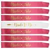 7/1Pcs Bride To Be Sash Wedding Decoration Bridal Shower Team Bride Tribe Satin Sash Hen Bachelorette Party Decoration Supplies