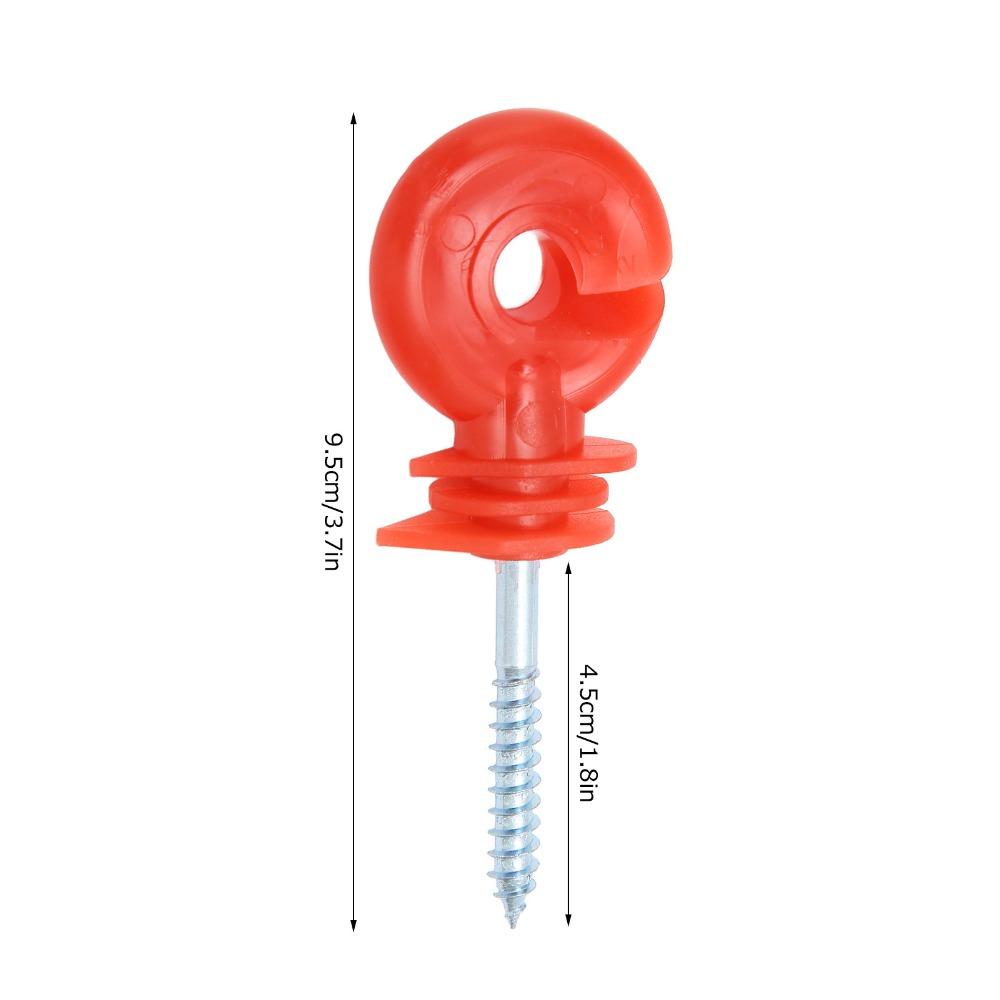 50Pcs Screw In Design Fence Insulator Rainproof Screw In Insulator Timber Post