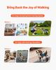 Dog Wheelchair for Back Legs, Adjustable 2 Wheels Pet Wheelchair, Lightweight Dog Cart with Shock-Absorbing Wheels, Mobility Support Wheel Chair for