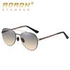 aoron Солнцезащитные очки с металлической оправой для мужчин и женщин, градиентные, антибликовые, для улицы, модные, для вождения, рыбалки