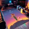 Little Prince Dew Carpet Rug for Living Room Bedroom Home Sofa Decoration,Kids play Nonslip Floor Mat