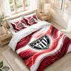 Bedding Set 1 Duvet Cover 2 Pillowcases Athletic Bilbao Football Print Bedroom Home Decoration