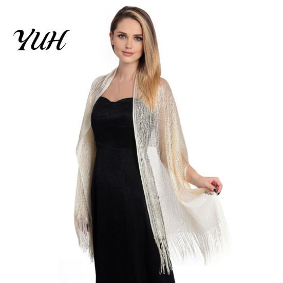 Formal Shoulder Cover for Dinner Women's Tassel Shawls And Wraps Evening Dress, Glittering Up with Buckle, Decorative Wrap Backless Dress Soft Elegant