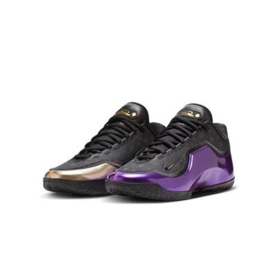 Мужские баскетбольные кроссовки LeBron 23 EP "Chosen One" с карбоновой пластиной Черный/Золотой/Фиолетовый Асимметричная Китайская версия IF0693-001