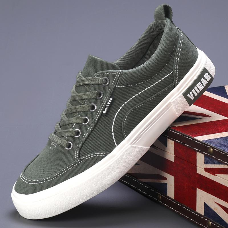 Весенняя новая мужская обувь, модная обувь, мужская парусиновая обувь, корейская универсальная модная повседневная обувь, дышащая модная обувь для сноуборда