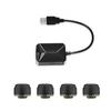 Автомобильная система контроля давления в шинах TPMS с USB и 4 внешними датчиками для Android автомобильного DVD