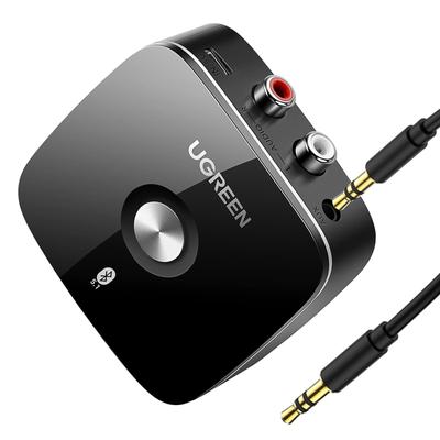 UGREEN Bluetooth Стерео Bluetooth для Дома Беспроводной Совместим с Aptx RCA Совместим с 5.1 Приемник, Приемник, 5.1 Стерео/Динамик/Компонент