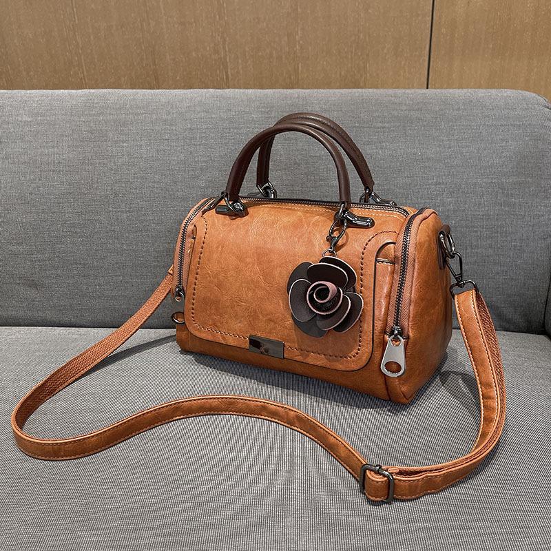 Новая трендовая ретро универсальная сумка через плечо модная сумка-подушка в стиле Бостон сумка на одно плечо сумка кроссбоди