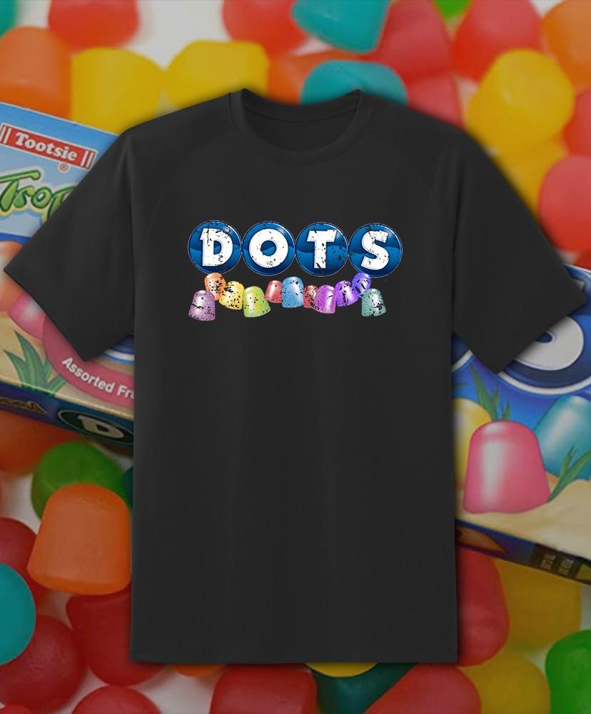Dots Retro Candy T-SHIRT Adult sizes up to 6XL and Youth! Unisex T-Shirt