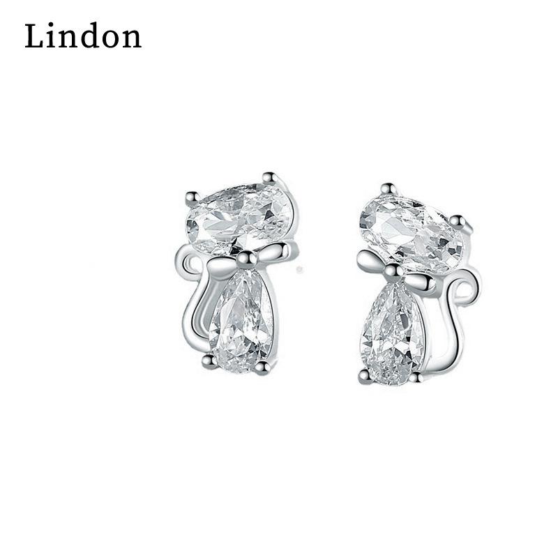 Lindon модные серьги-капли из медного сплава с цирконом для женщин, подарки на свадьбу