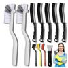 11Pcs Crevice Cleaning Brush Set, Hard Bristle Cleaning Supplies for Kitchen, Bathroom, Corner, Grout, Sink, Cup, Teapot, Bottle, Blender
