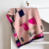 Women'S Trend Premium Temperament Shawl Scarf Imitation Cashmere High Value Design Geometric Printing Shawl