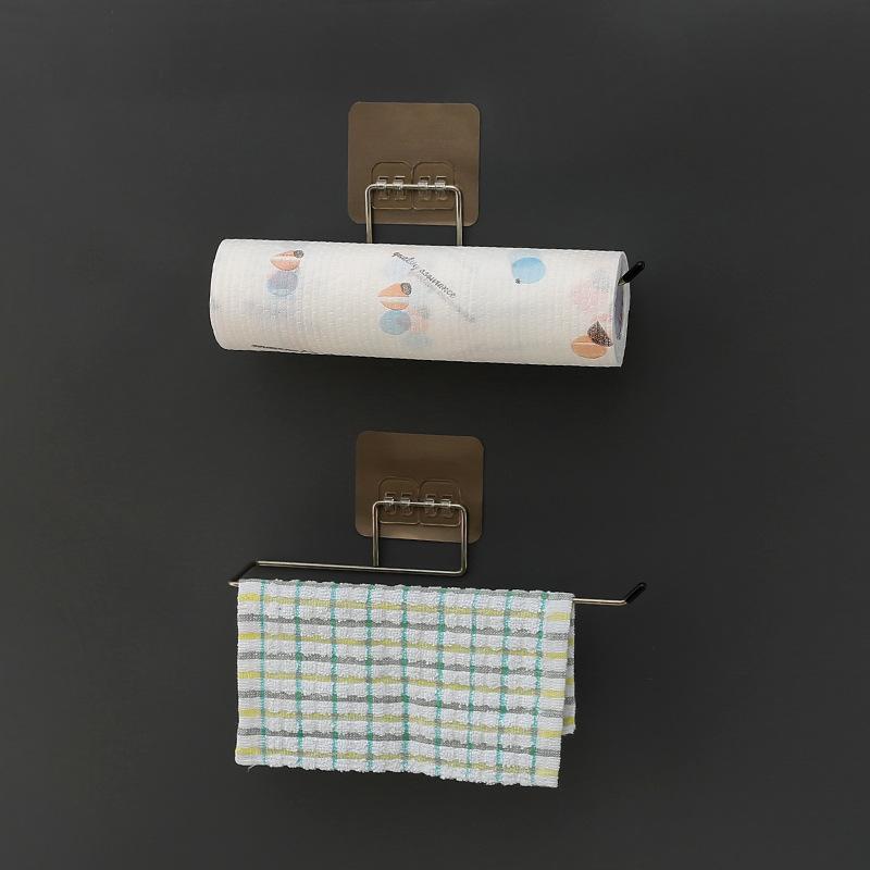 Toilet Paper Holder Bathroom Storage Paper Towel Holder Kitchen Wall Hook Toilet Paper Stand Home Organizer Toilet Accessories