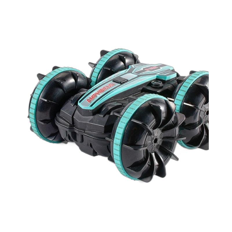 2.4G Remote Control Amphibious Car - Four-Wheel Drive, Double-Sided Stunt, Tumbling Toy