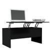 Vidaxl Stolik Kawowy, Czarny 102X50,5X46,5 Cm, Materiał Drewnopochodny