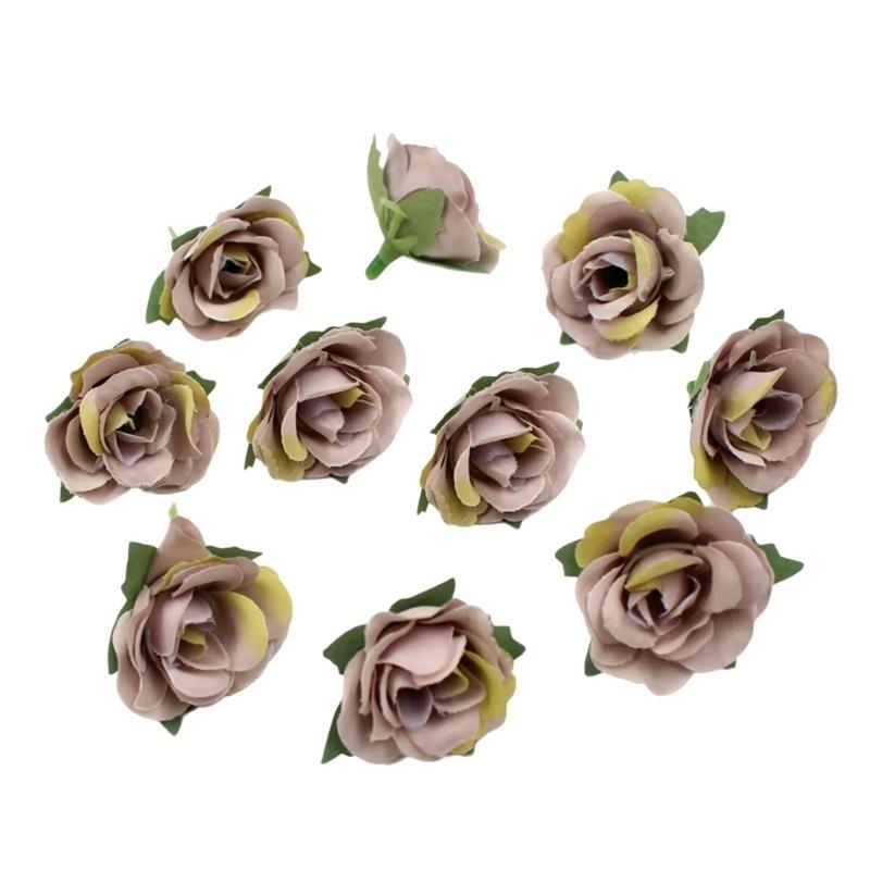  Premium Retro Artificial Roses Bulk Crafting Materials For Bridal Hair Accessories Table Centerpieces Design