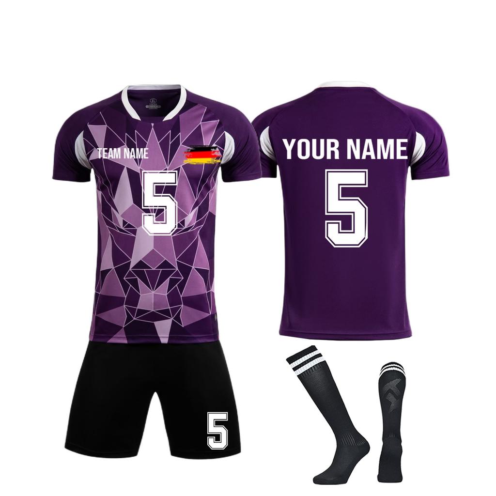 Комплект персонализированных рубашек для мужчин и девочек с именем и номером, футбольные майки на заказ для мальчиков, тренировочный костюм