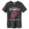 Amplified Unisex Adult US Tour 78 The Rolling Stones T-Shirt