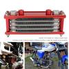 Motorcycle Cooler, 17PCS Motorcycle Cooler Radiator Set, 4 Row