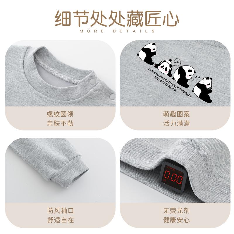 Children's fleece hoodie, autumn and winter baby tops, thick and warm baby clothes, base coat, winter boys' winter clothes