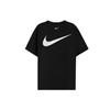 Nike Спортивная одежда Футболка с логотипом Swoosh с круглым вырезом и коротким рукавом Мужские топы Черные DH0030-010