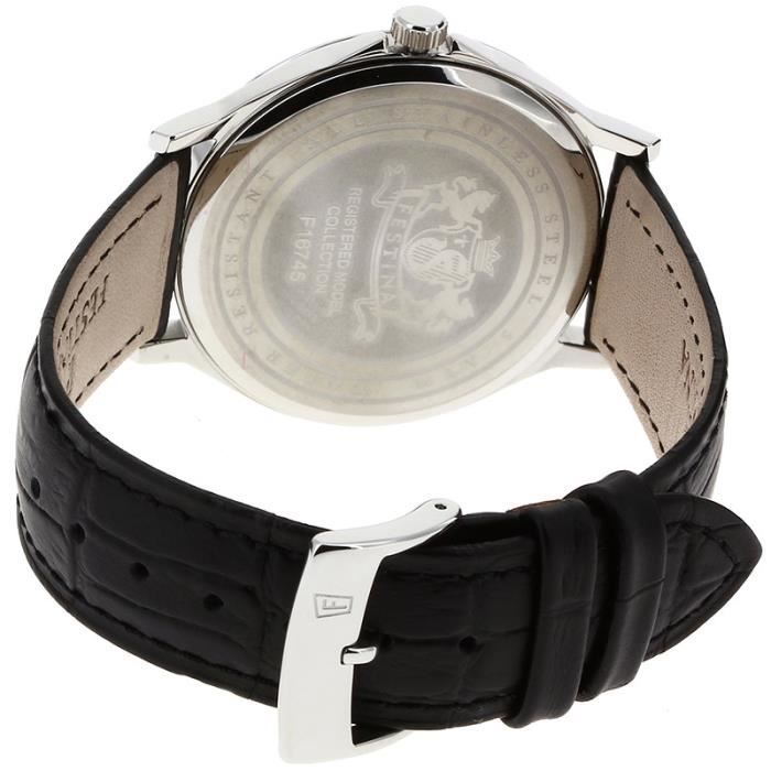 Montre - FESTINA - F16745-1 - Cuir noir - Étanchéité 5 ATM - Analogique classique