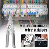 Non-slip Wire Stripper Decrustation Pliers Adjustable Electrical Wire Stripping Tool Wire Stripper Crimper For Electrical Cable