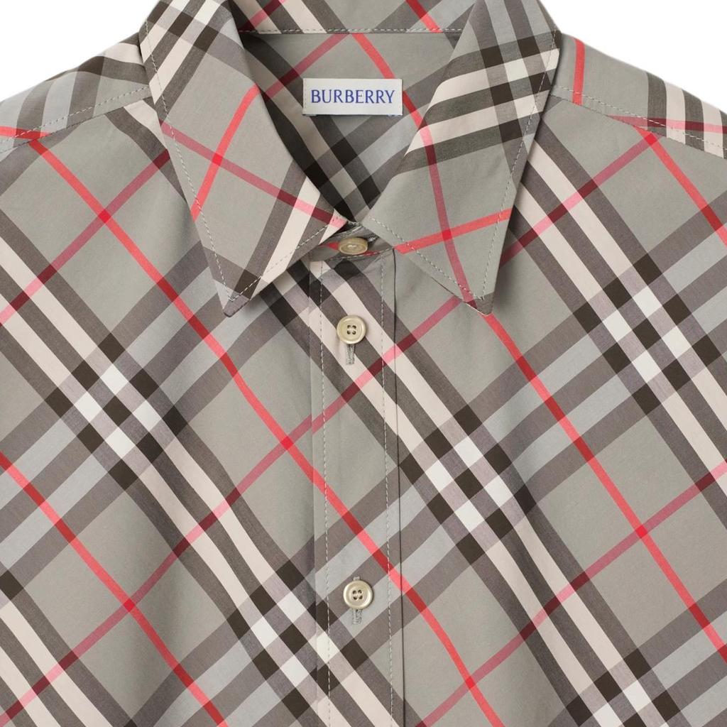 Burberry checked cotton shirt 81135331