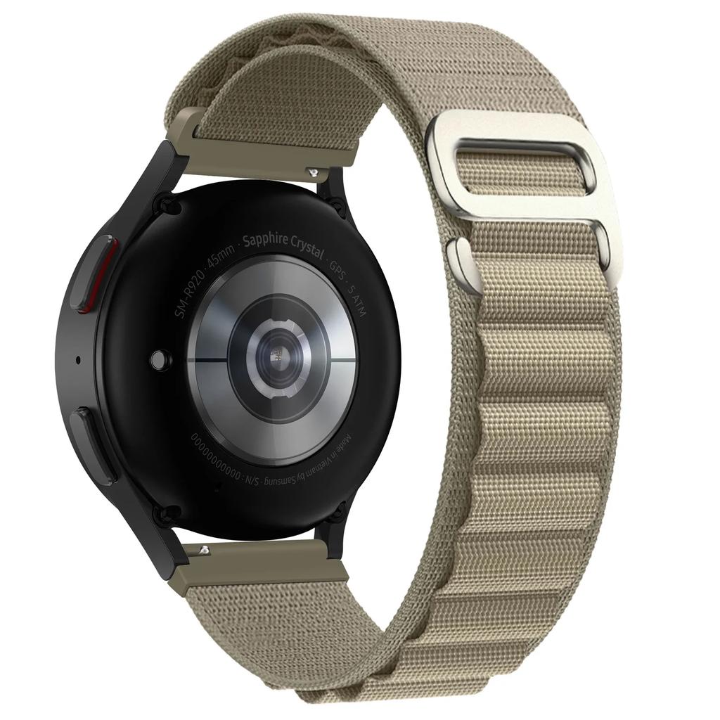20mm 22mm Strap for Samsung Galaxy Watch 4 5 6 7 Classic Gear S3 Active 2 Nylon loop correa Bracelet Amazfit GTS 2 3 4 mini Band