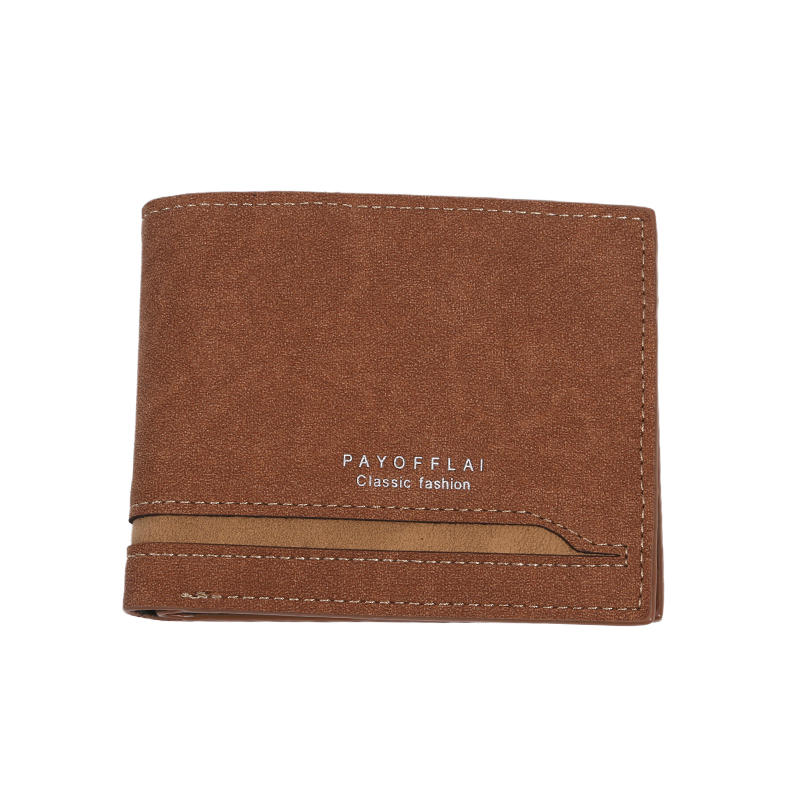 Винтажный мужской модный деловой короткий кошелек с отделениями для карт, многофункциональный мягкий держатель для кредитных карт из ПУ, кошельки, зажим для денег