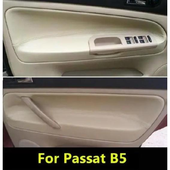 Для Volkswagen Passat B5 1998 1999 2000 2001 2002 2003 2004 -2006 Микрофибра Кожаная Защитная Накладка на Панель Подлокотника Двери Автомобиля