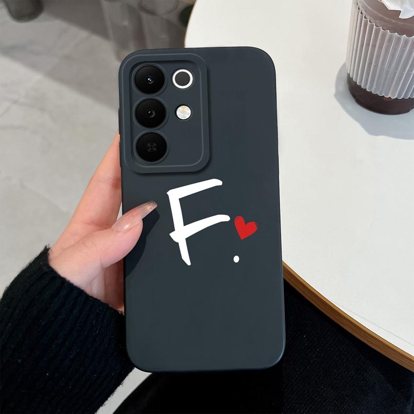 Простой Чехол для Телефона с Узором из Букв Для Oppo Realme C85 Pro C75 C75x C73 C71 C67 C65 C63 C61 C55 C53 C51 C35 Квадратный Матовый Силиконовый Противоскользящий Чехол