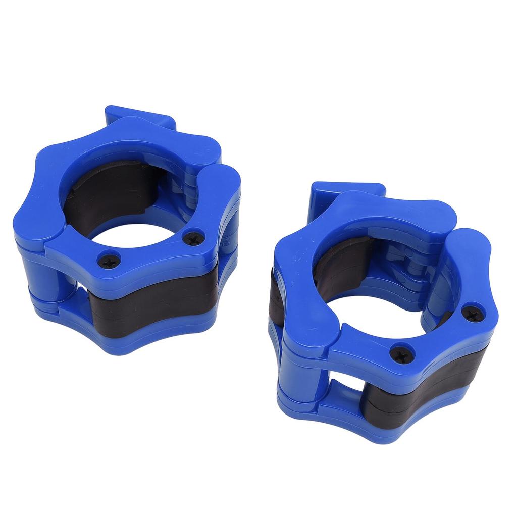 1 Pair Barbell Clamps Collars Adjustable Quick Release Professional Locking Weight Clips for