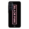 Phone Case - MANIACASE - Samsung Galaxy A55 - Silicone - Black - Blackpink Logo