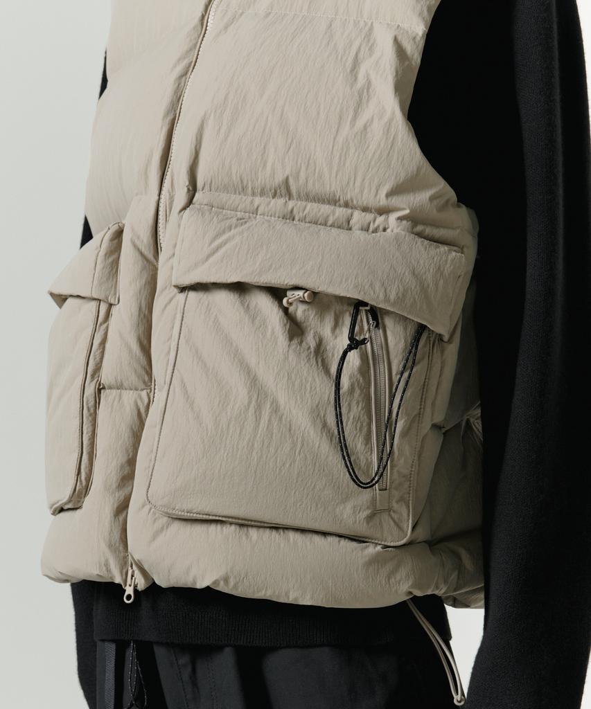 Musinsa Standard [City Leisure] Down Padded Vest [Grayish Beige]