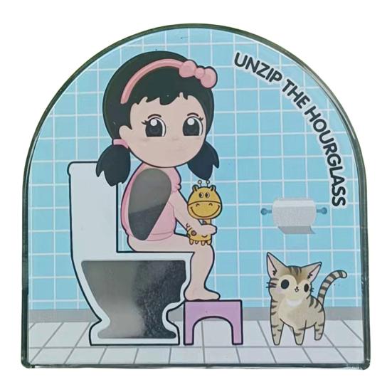 Уникальный чувствительный портативный песочные часы таймер декомпрессионная игрушка туалетные гаджеты