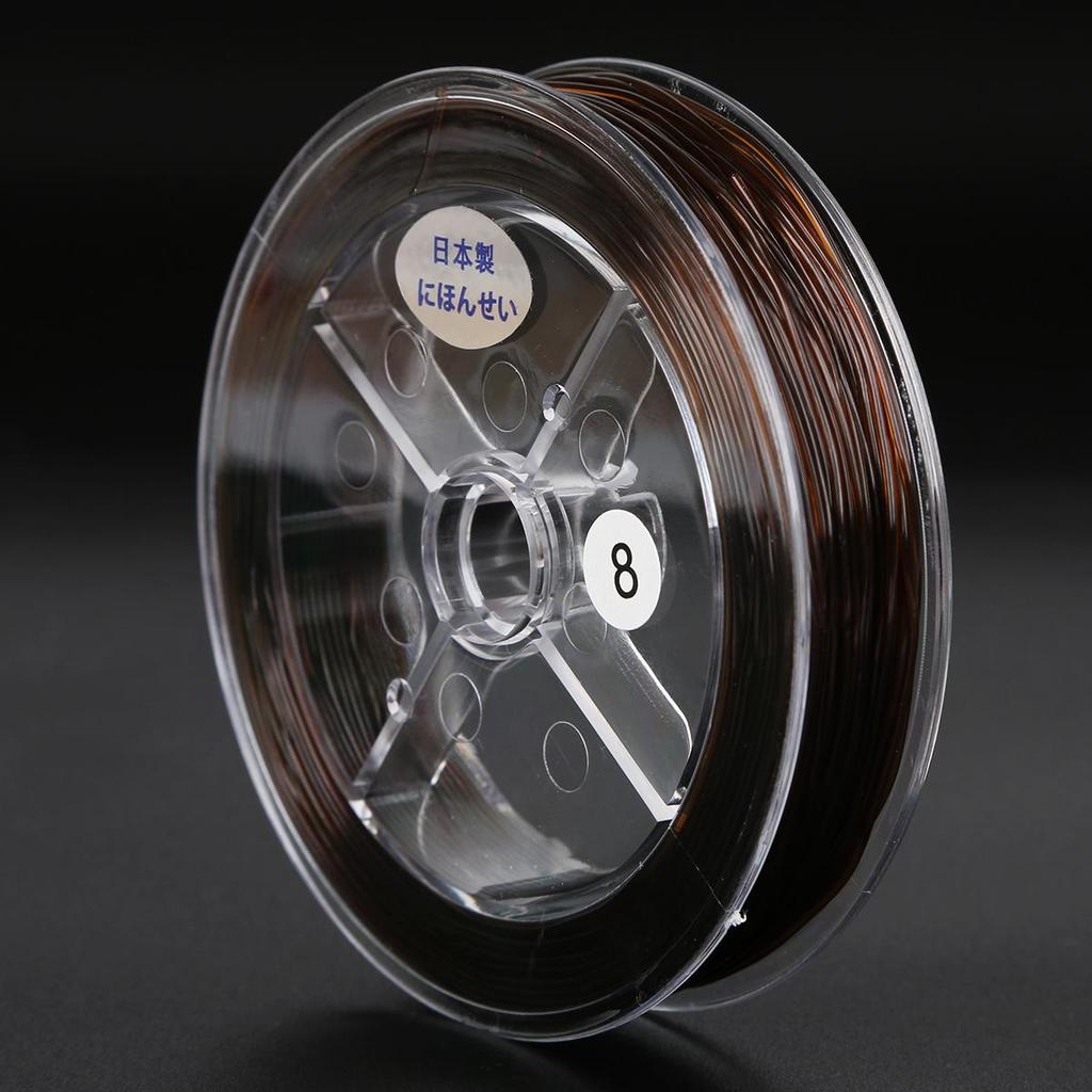 Эластичная леска Прозрачная хрустальная бисерная нить для изготовления браслетов и ожерелий своими руками