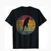 Parrot Bird Vintage Distressed Retro Style Silhouette 70s T-Shirt 80188