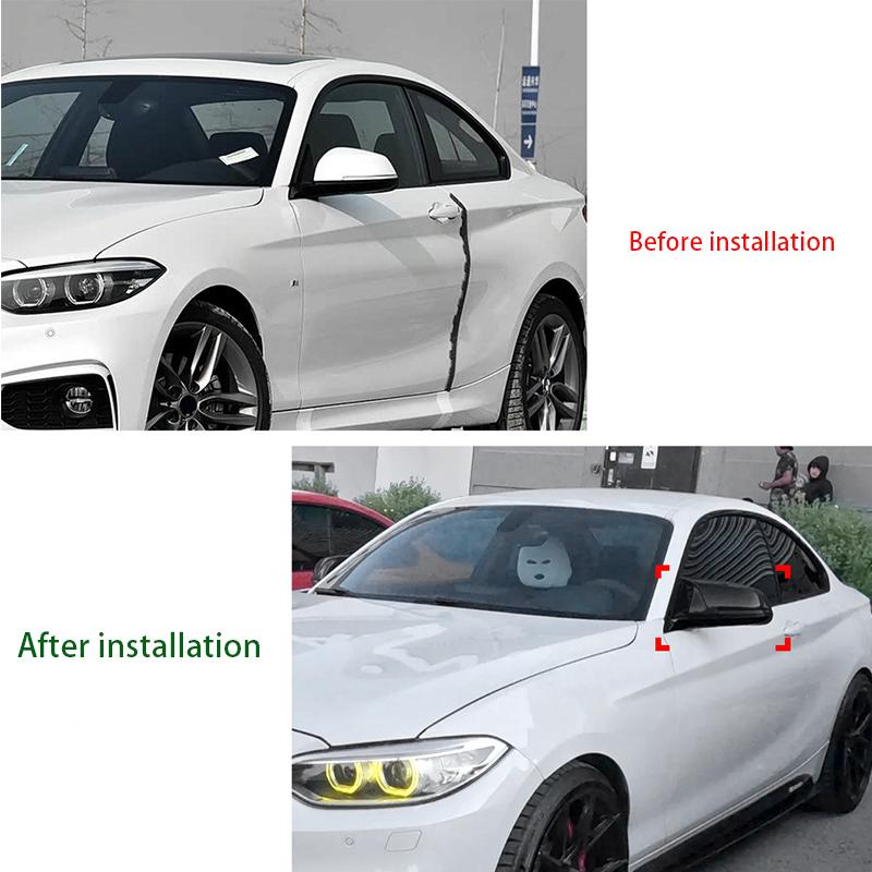 For BMW 1 2 3 4 Series X1 F20 F22 F30 F32 F34 E84 Replacement of the rearview mirror housing with an external shell for the horn