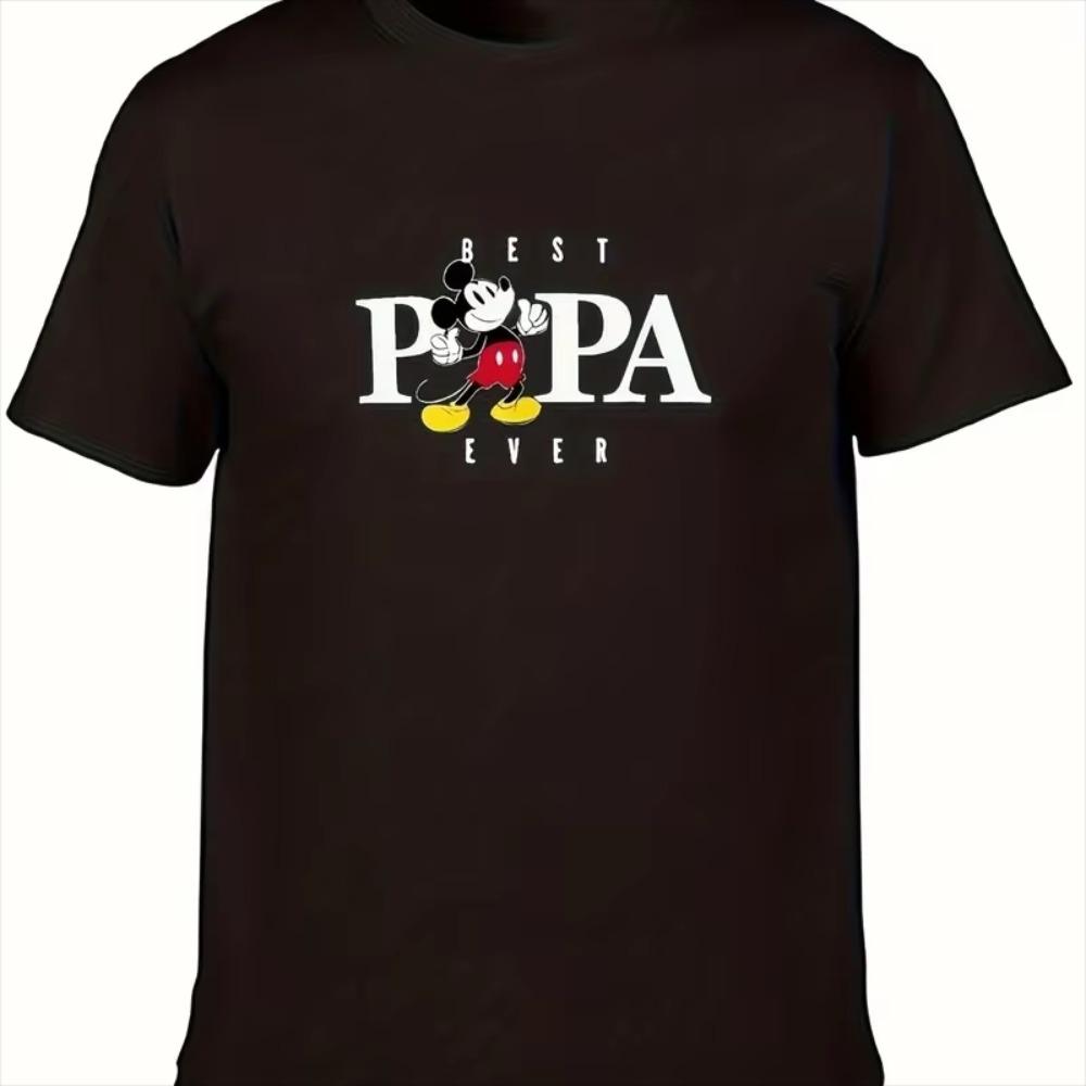 Men T-Shirts Casual Comfortable Print Crew Neck Short Sleeve Tees - Breathable Comfy Slight Stretch Regular Fit Cotton T-Shirt