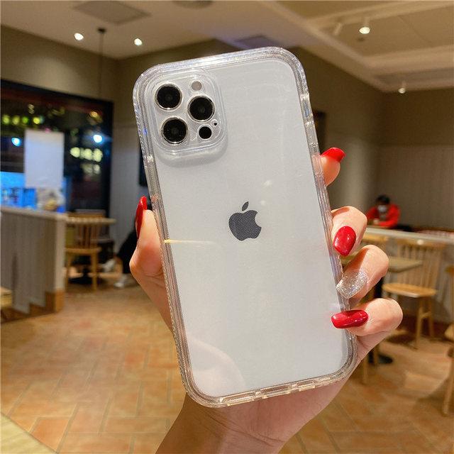 Для Iphone 13 Прозрачный силиконовый чехол для телефона Iphone 14 12 11 13 Pro Max Xr Xs Max X 14plus Прозрачная мягкая противоударная задняя крышка
