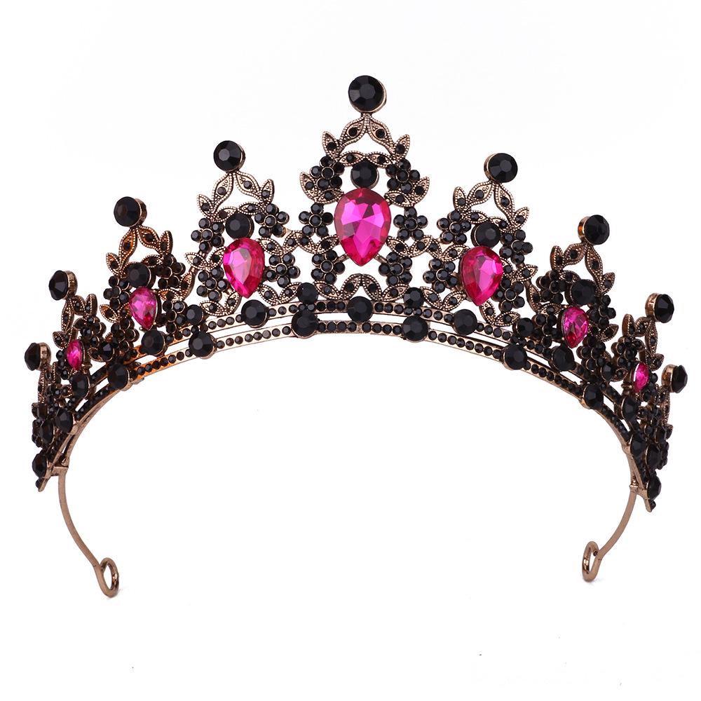 Королевская хрустальная барочная корона-ободок для невесты или дня рождения