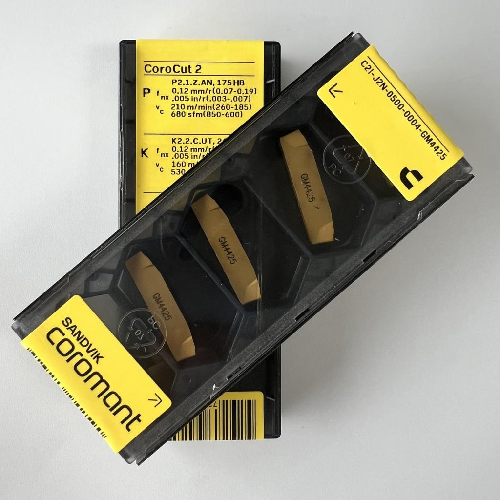 SANDVIK / C2I-J2N-0500-0004-GM 4425 / Original Swedish hard alloy blade 5 Pcs