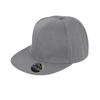 Result Unisex Core Bronx Original Flat Peak Snapback Solid Colour Cap (Pack of 2)