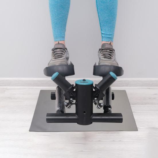 Эллиптический тренажер для ног Нескользящий коврик Эллиптический разносчик под столом Защитный коврик для пола Электрический тренажер с педалью для сидения С шумоподавлением