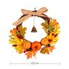 Thanksgiving Autumn Garland Harvest Festival Bell Maple Leaf Pumpkin Door Window Christmas Decoratio