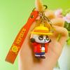 Милый мультяшный брелок панда силиконовый кукла-животное брелок сумка подвески