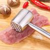 Double-side Meat Hammer Stainless Steel Steak Mallet Kitchen Beef Hitting Tool  Meat Preparation