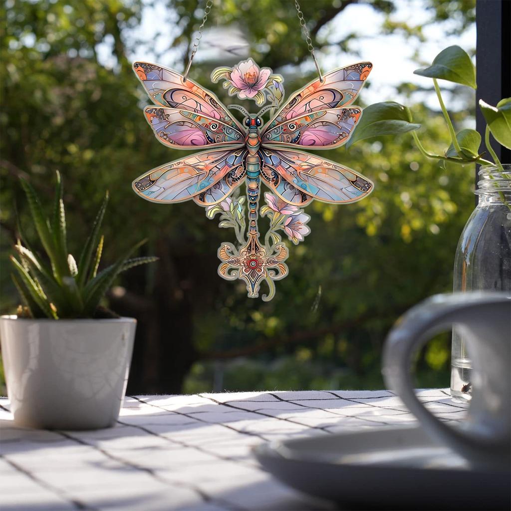 Acrylic Flat Garden Decorative Sun Catchers Decorative Pendant, Interesting Animal Pendant
