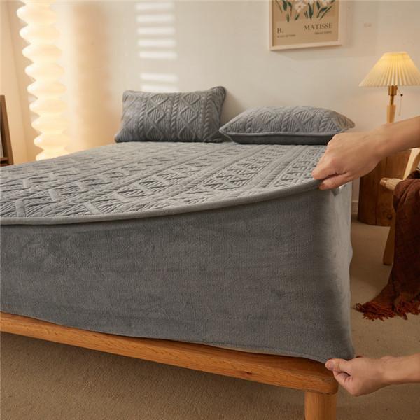 Новая мода, хлопковое утолщенное покрывало, бархатное зимнее теплое простынь, защитный чехол для матраса, утолщенное покрывало, наматрасник